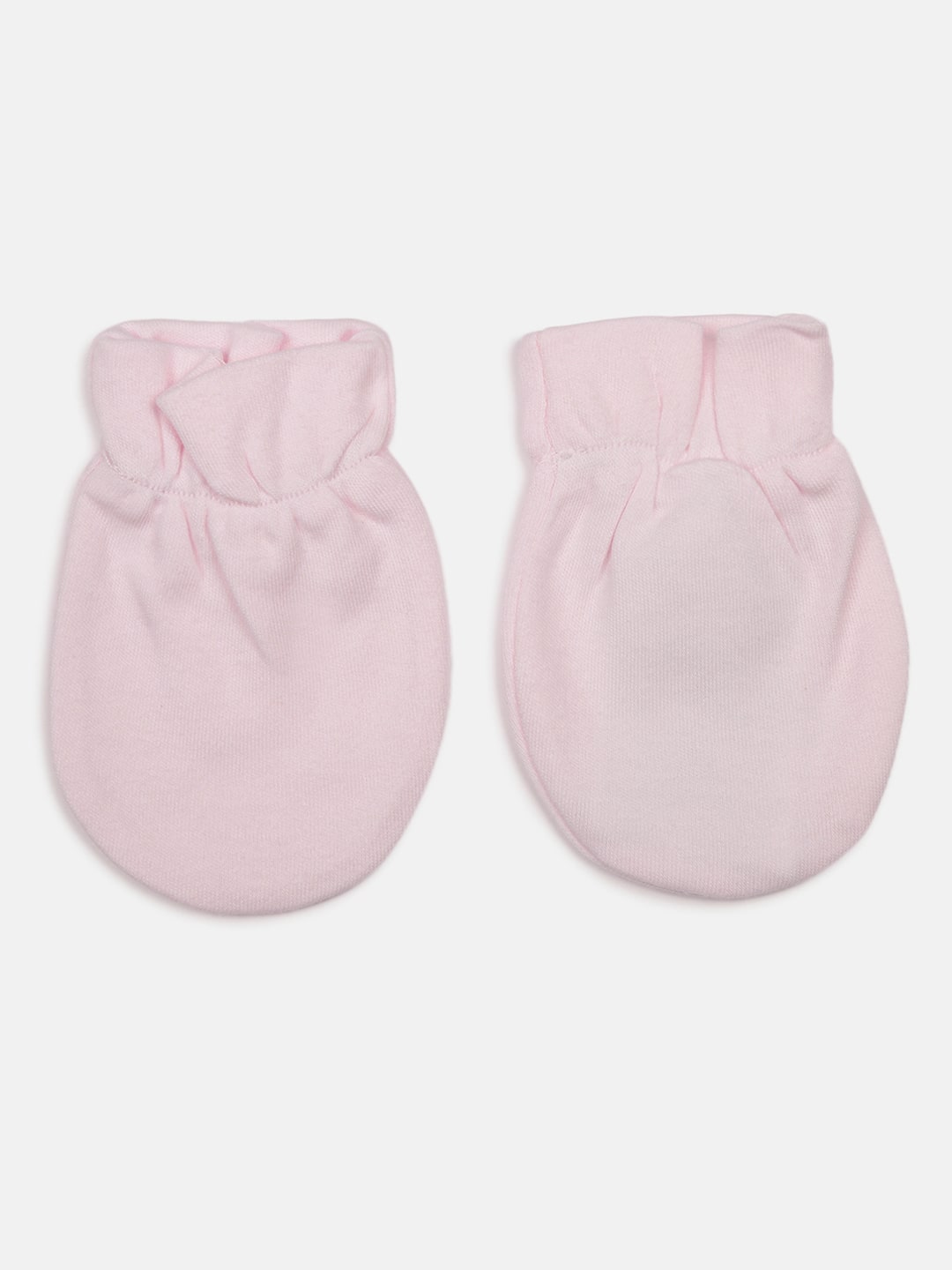 2 Pc set Knitted Mittens-Pink